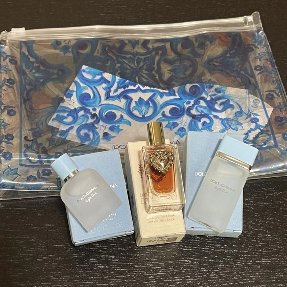 Dolce & Gabbana Blue and Gold Fragrance Trio